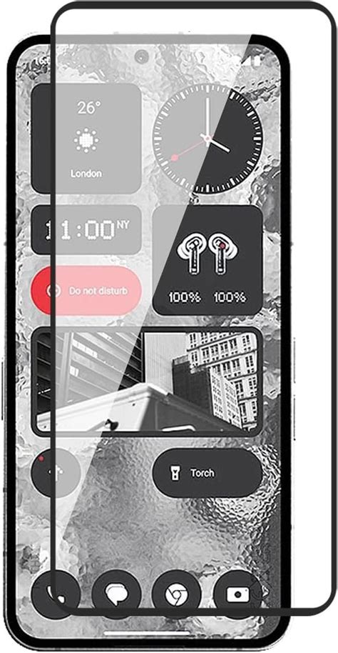 MACLEN Original Premium HD curved Edges Tempered Glass for Nothing ...