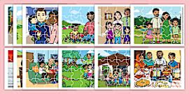 Larawan ng Iba’t Ibang Uri ng Pamilya | Twinkl Philippines