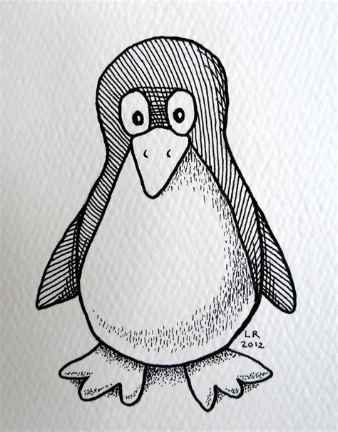 ink drawing easy