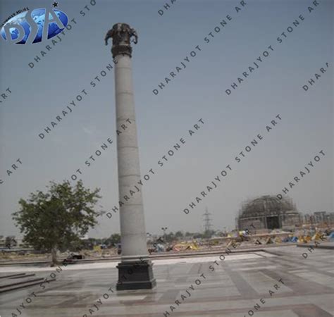 Decorative Building Natural Stone House Greek Column White Marble Pill ...