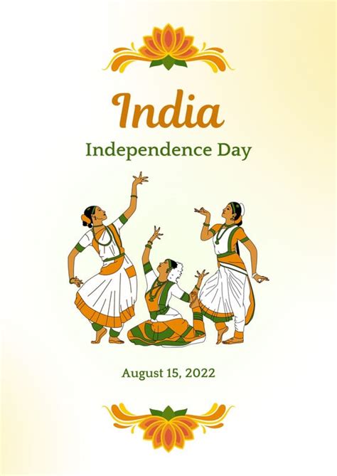Free and Customizable India Independence Day Posters | Canva