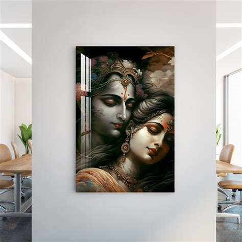 Buy Religious Radha Krishna Acrylic Wall Art Online @ Best Price in ...