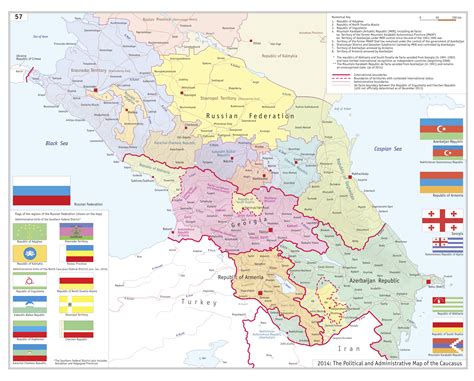 Several Political and Ethnolinguistic Maps of Conflict in the Caucasus since the Collapse of the ...