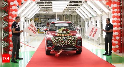 2023 MG Hector facelift production commenced as mid-size SUV crosses 1 ...