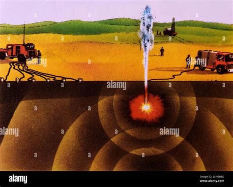 Location of oil fields, drawing Stock Photo - Alamy