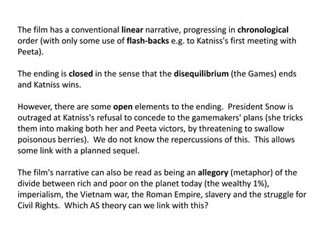 A2 Case Study - The Hunger Games - Genre, Narrative, Representation ...