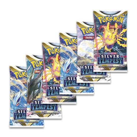 Pokémon TCG: Sword & Shield-Silver Tempest Booster Bundle (6 Packs ...