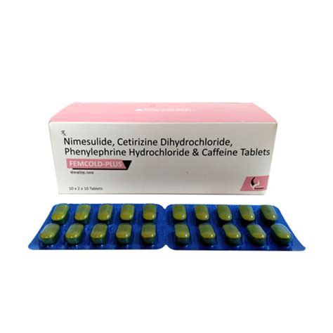 FEMCOLD-PLUS TABLETS Femgrace Formulations