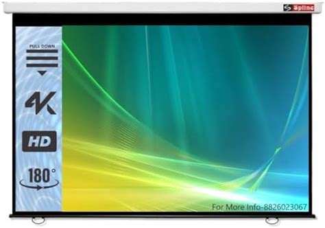 Royality industries Wall Type/ManualPull Down Without Locking Projector ...