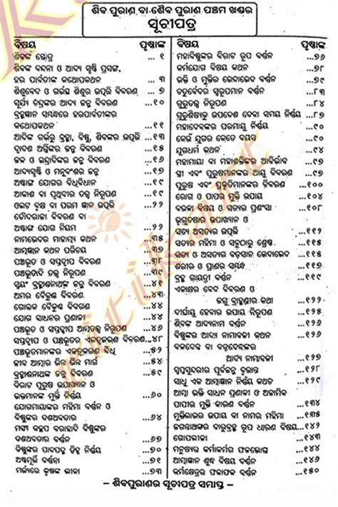 Brihat Odia Shiva Purana Book.Odia Shiva Purana Book|Ritikart