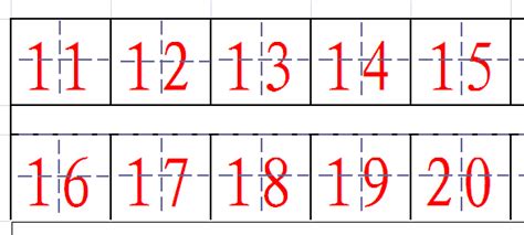 1到10的数字田字格,1-10数字田字格 - 伤感说说吧