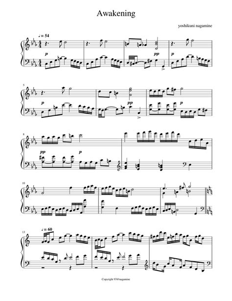 Image result for Awakening Piano Tutorial