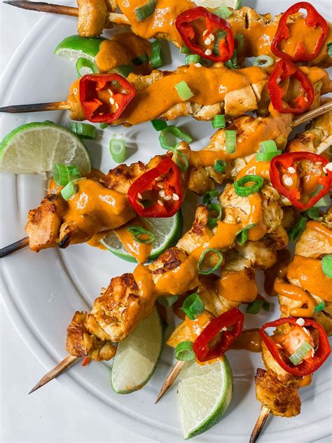 Chicken Satay And Peanut Sauce Recipe - Food Recipe