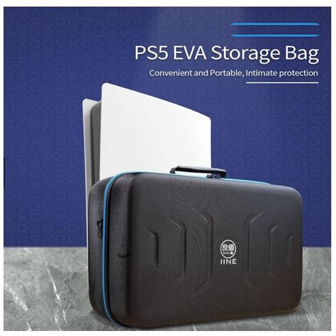PSS PS5/PS5 Pro Storage Bag Hardshell Case for PS5 Disk/Digital ...