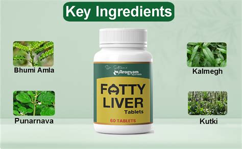 Buy Dr.Satnam's Arogyam Ayurveda Fatty Liver Tablets (Combo pack of 60 ...