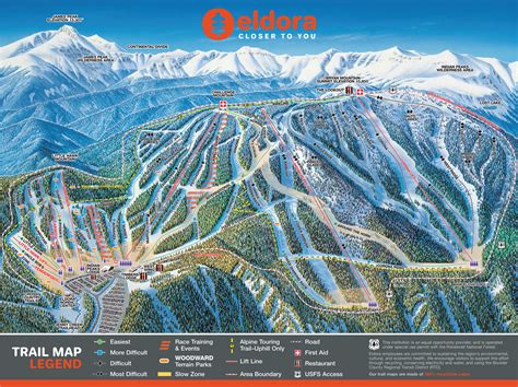 Eldora Mountain Resort Trail Map | SkiCentral.com