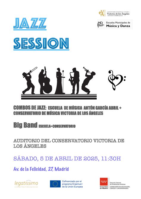 Concierto a cargo de las agrupaciones Combo Jazz y Big Band de la EMM ...