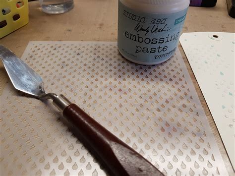 Image result for Embossing Paste Tutorial