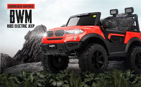 Buy GoodLuck Baybee Kids Battery Operated Car Jeep Rechargeable Car ...