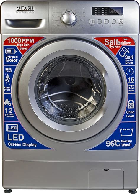 Mitashi MiFAWM60V20 FL Fully-automatic Front-loading Washing Machine (6 ...