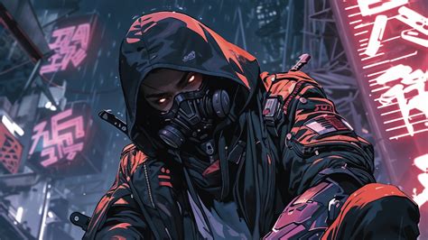 Cyberpunk Anime Boy