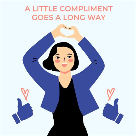 National Compliment Day Quote Vector Template