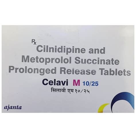 Celavi M 10/25 Tablet 15's Price, Uses, Side Effects, Composition ...