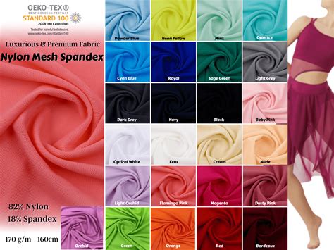 Power Mesh 4-Way Stretch Nylon Spandex Fabric – G.k Fashion Fabrics