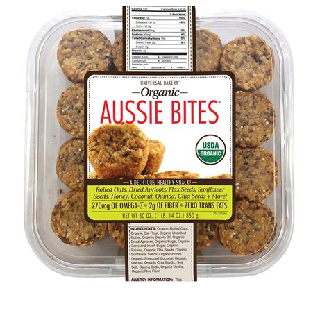 Universal Bakery Organic Aussie Bites, 32 Count - Walmart.com