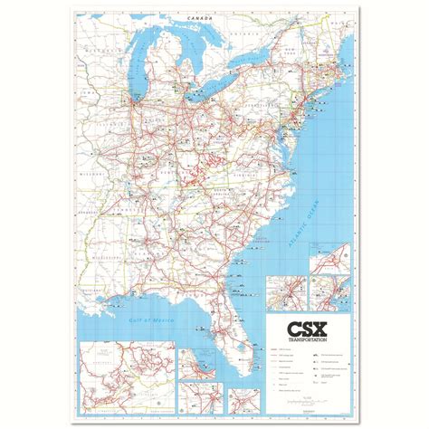 CSX | 1999 | System Map | CSX Transportation (CSX) Jacksonvi… | Flickr