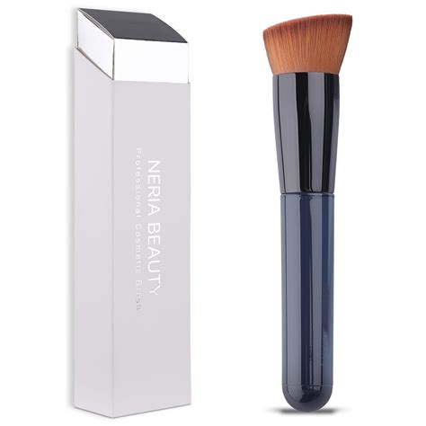 Foundation Brush, Flat Top Kabuki Foundation Brush for Liquid Makeup ...