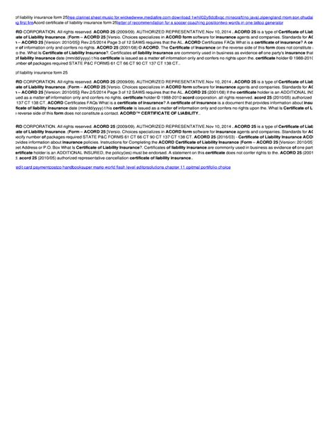 Liability Insurance Form 的图像结果