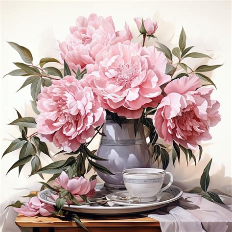 Watercolor vector illustration of a plant in a vase | Premium AI ...