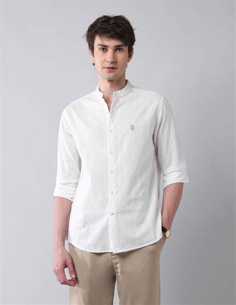 Mandarin Collar Shirts Men – U.S. Polo Assn. India