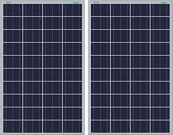 WAAREE 100 Watt Solar Panel 12 Volt Mono PERC (Pack of 2) - Price History