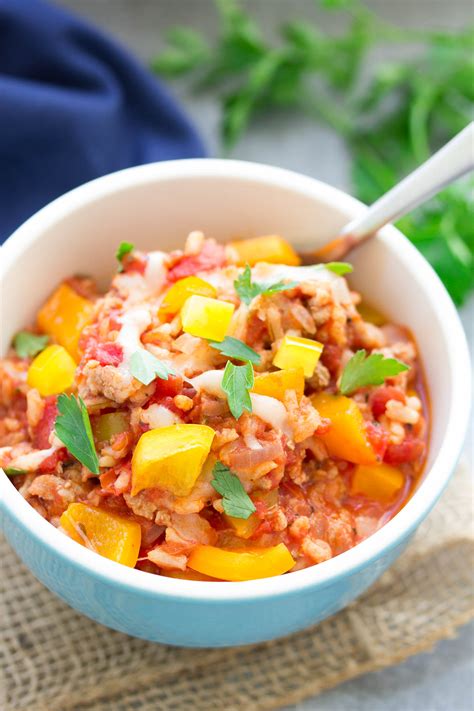 Unstuffed Bell Pepper Skillet - Kristine's Kitchen