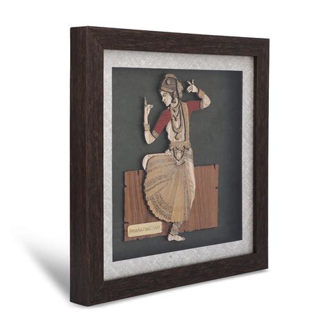 Bharat Natyam - 3d Wooden Layer Frame – TangyOak