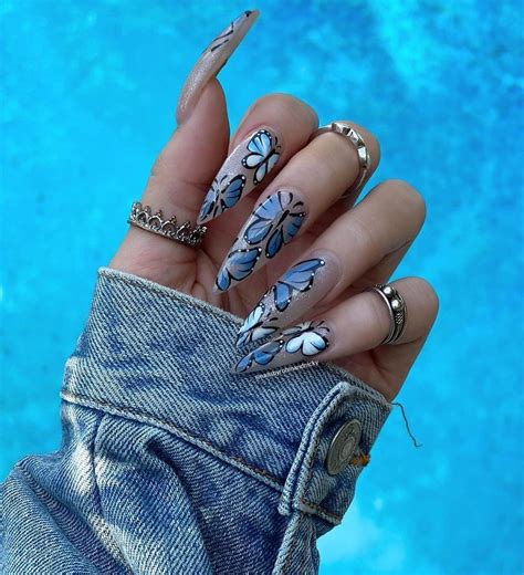 28 Adorable Butterfly Nails That Are Trending All Year-Round - Hairstylery