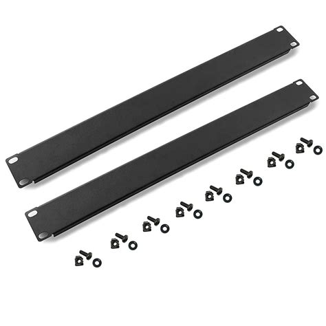 Buy Lancher 2-Pack 1U 19 Inch Blank Rack Mount Panel with mounting ...