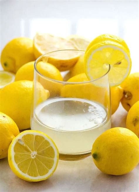 Lemon Water Recipe - iFoodReal.com