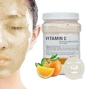 Buy VITAMIN C Jelly Mask Powder For Facials, Natural Rose Petals Jelly ...