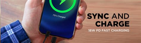 FLiX (Beetel) USB Type C to Type C PVC Data Sync & 18W PD Smartphone ...