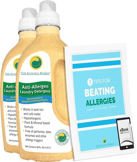 Amazon.com: Anti-Allergy Laundry Detergent - Natural Allergy Free Laundry Soap - Pet Laundry ...