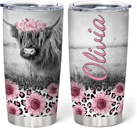 Amazon.com | Hyturtle Personalized Gifts For Cow Lover - Birthday ...