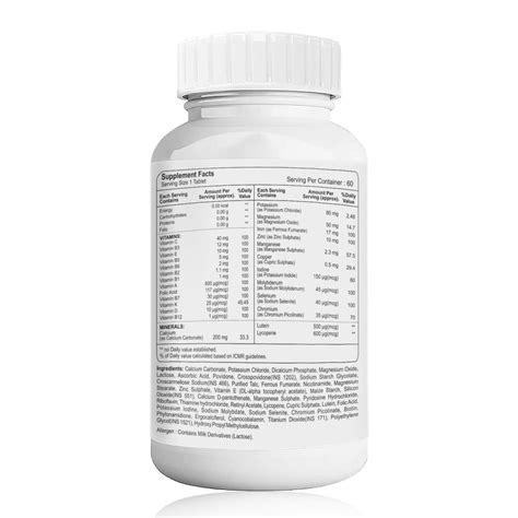 Healthvit Cenvitan Adults Multivitamin & Multimineral with 26 ...