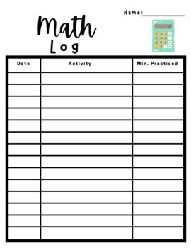 Image result for Learning Log Math