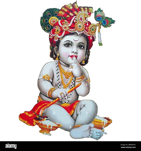 Lord Krishna Baby Drawings