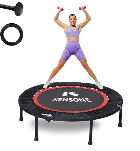 Snapklik.com : KENSONE 40 Mini Trampoline Rebounder Trampoline For Adults Small Fitness ...