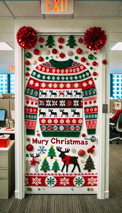 🎄 Transform Your Workplace with These 21 Stunning Christmas Office Doo ...