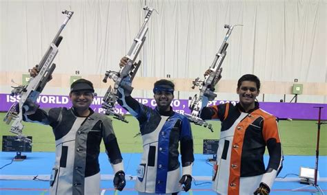 Shooting World C'ships: Indian men's 10m rifle team wins gold; bronze ...